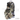 Camouflage tactical vest with multiple pouches and equipment on a white background, featuring the HELIX brand.