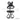 Black climbing harness with Petzl branding on a white background